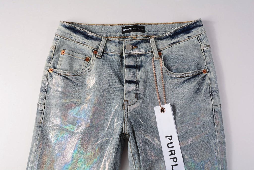 Men's Purple Jeans 9005