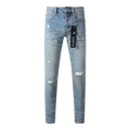 Men's Purple Jeans 9075