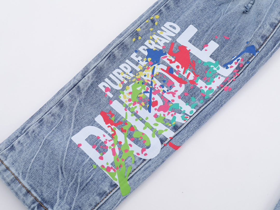 Men's Purple Jeans